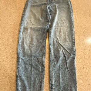H&M Blue Straight Leg Jeans Classic Style